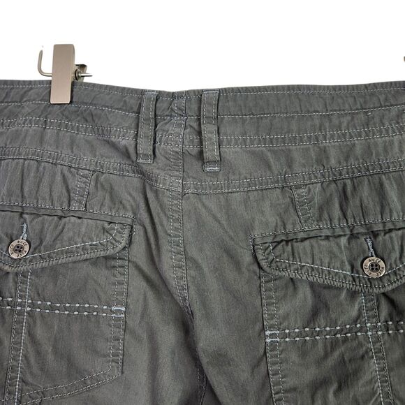 KUHL Pants Womens 14 Regular Green Convertible Hiking Roll Up Capris Pants - Picture 8 of 12